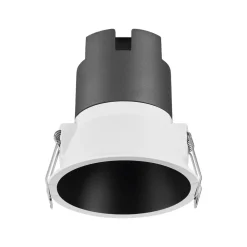 OSRAM Indbygningsspots > LED-indbygningsspot TWIST, hvid/sort 830 Ø 9,3 cm metal