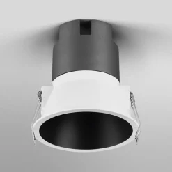 OSRAM Indbygningsspots > LED-indbygningsspot TWIST, hvid/sort 830 Ø 9,3 cm metal