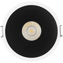 OSRAM Indbygningsspots > LED-indbygningsspot TWIST, hvid/sort 830 Ø 9,3 cm metal