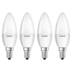 OSRAM Led Pærer > LED-kerte E14 Base Retro 4,9 W 4 stk 4.000 K