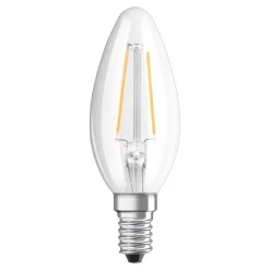 OSRAM Filament Pære > LED-kerte E14 Classic B 2,5W 4.000K klar
