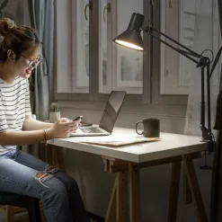 OSRAM Arbejdsrum/Kontor|Bordlamper > LED-klemmelampe Office Line Desk Retro sort 3.000K