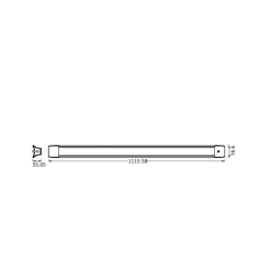 OSRAM Arbejdsrum/Kontor|Pendellamper > LED-kontorhængelampe OFFICE LINE, længde 112 cm hvid afbryder