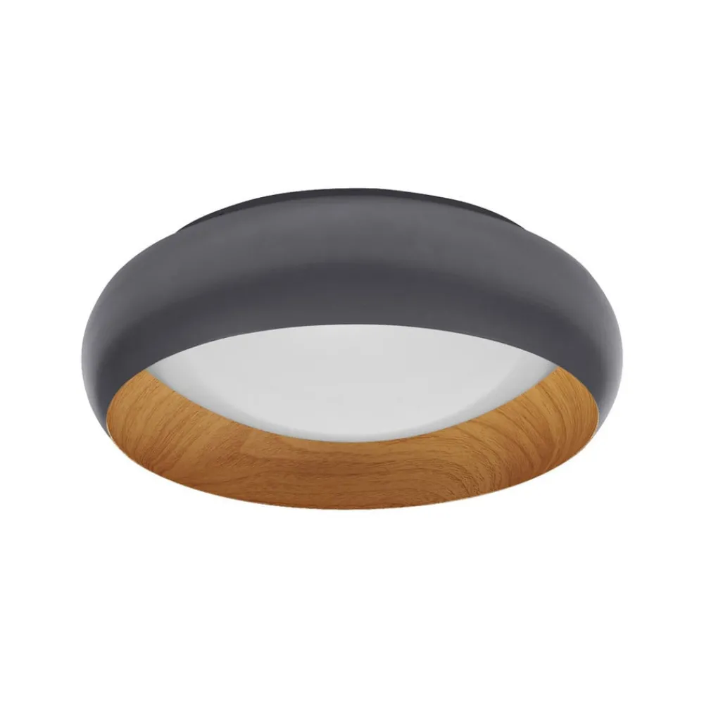 Loftlamper|Loftlamper ^ OSRAM LED-loftlampe ORBIS LIVIA, Ø 30 cm, grå, metal, dæmpbar