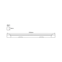 OSRAM Arbejdsrum/Kontor|Loftlamper > LED-lysliste VALUE BATTEN, 153 cm, metal, 4.000 K