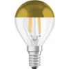 OSRAM Filament Pære > LED-pære E14 Mirror CLP gold 4W 2,700K