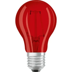 OSRAM Filament Pære > LED-pære E27 Star Décor Cla A 2,5W, rød