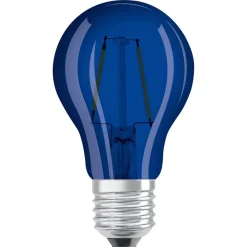 OSRAM Led Pærer > LED-pære E27 Star Décor Cla A 2,5 W, blå