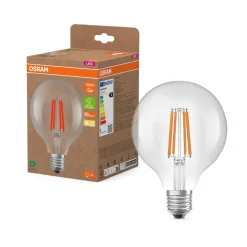 OSRAM Filament Pære > LED-pære Globe G95 E27 5W Filament 2,700K