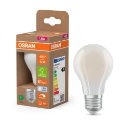 Led Pærer ^ OSRAM LED-pære mat E27 2,2W 4000K 470lm dæmpbar
