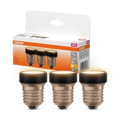 Led Pærer ^ OSRAM LED-pære Star Flat E27 3,5W 827 3-pak