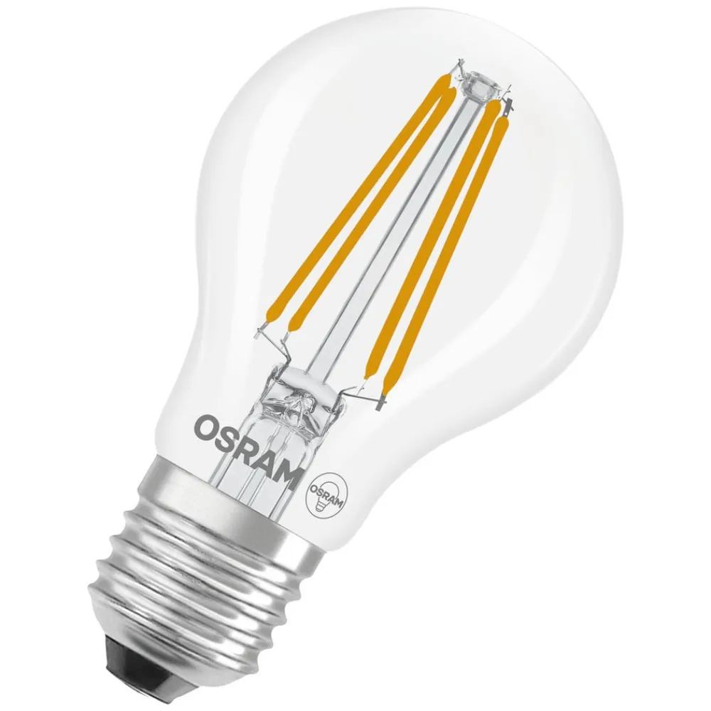 OSRAM Dæmpbar Led-Pære|Filament Pære > LED-pære Tropfen E27 5,9 W glødetråd 2.700K dæmpbar