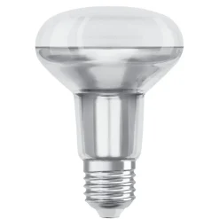 Dæmpbar Led-Pære|Led Pærer ^ OSRAM LED-reflektor E27 R80 4,9W 927 36°, dæmpes