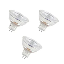 Led Pærer ^ OSRAM LED-reflektor GU5.3 sæt med 3, 6,5 W, 12 V, 2.700 K, 36°