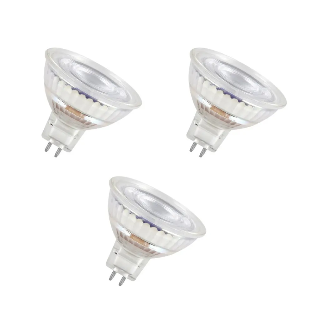 Led Pærer ^ OSRAM LED-reflektor GU5.3 sæt med 3, 6,5 W, 12 V, 2.700 K, 36°