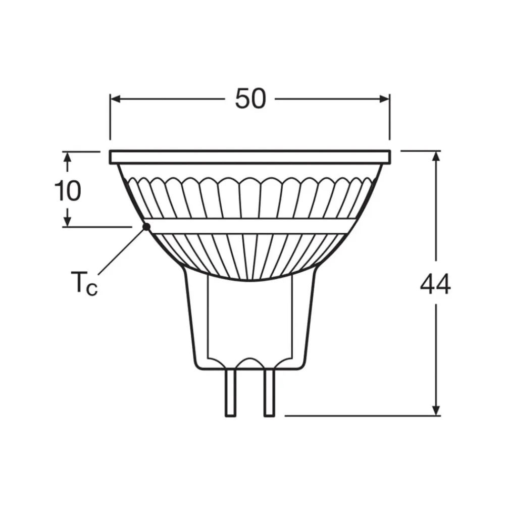 Led Pærer ^ OSRAM LED-reflektor GU5.3 sæt med 3, 6,5 W, 12 V, 2.700 K, 36°