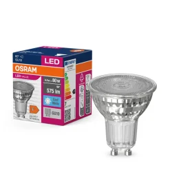 OSRAM Led Pærer > LED-reflektorpære GU10 6,9W 60° 840 klar