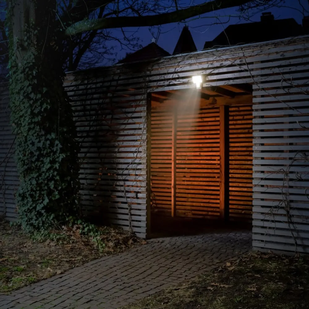 OSRAM Væglampe Med Sensor > LED-sensor-udendørs spotlampe ENDURA PRO FLOOD, hvid, 27 W