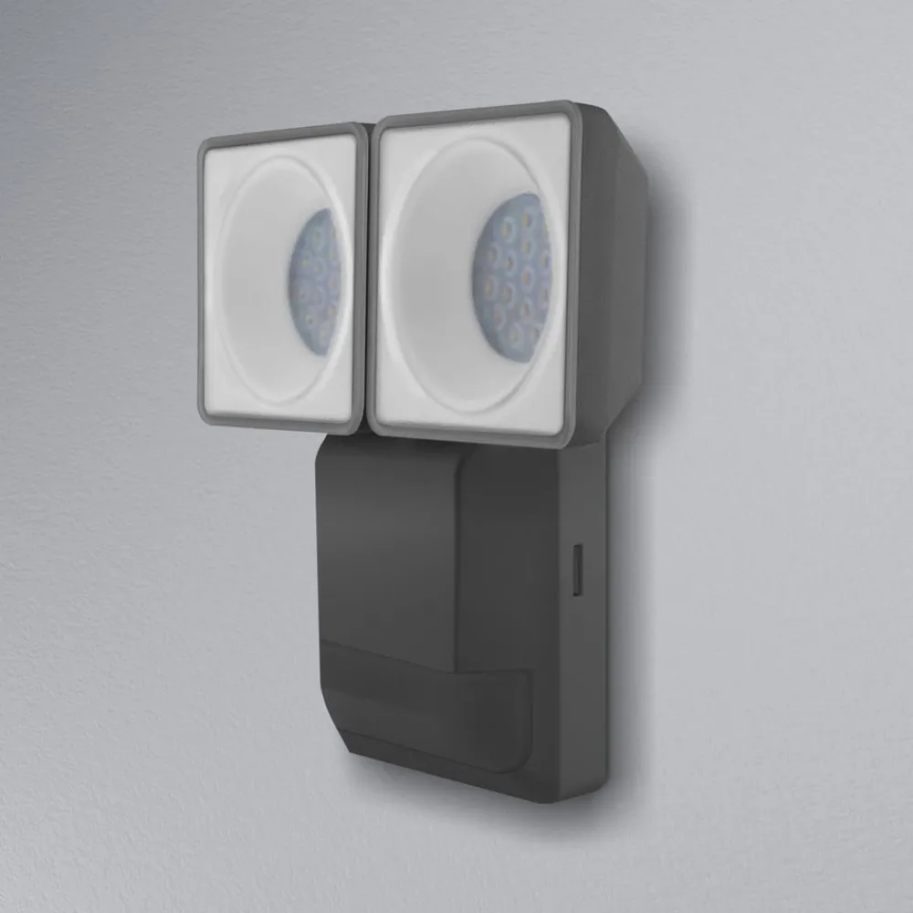 OSRAM Væglampe Med Sensor|Udendørs Spot > LED-sensor-udendørs vægspot ENDURA PRO, grå, IP55