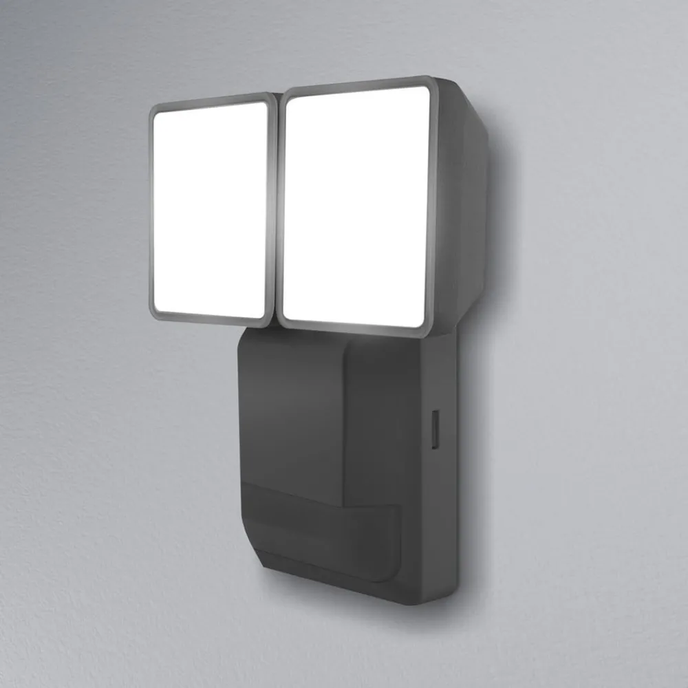 OSRAM Væglampe Med Sensor|Udendørs Spot > LED-sensor-udendørs vægspot ENDURA PRO, grå, IP55
