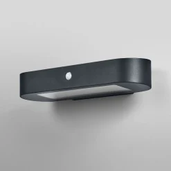 Solcelle Lampe Med Sensor|Væglampe Med Sensor ^ OSRAM LED-sensor-væglampe ENDURA STYLE SOLAR OVAL 34 cm 840