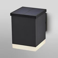 OSRAM Solcellelamper > LED-solcelle-udendørs væglampe ENDURA STYLE QUADRO, grafit