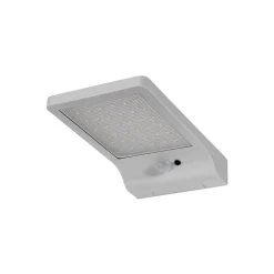 OSRAM Solcelle Lampe Med Sensor|Væglampe Med Sensor > LED-solcelle-udendørs væglampe DOORLED, sølv Sensor IP44
