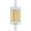 OSRAM Dæmpbar Led-Pære > LED-stav R7s 12 7,8 cm 827, dæmpbar