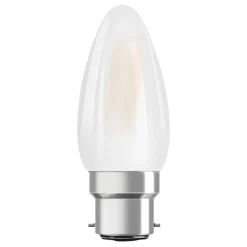 OSRAM Led Pærer > LED stearinlys B22d Classic 827 4W mat