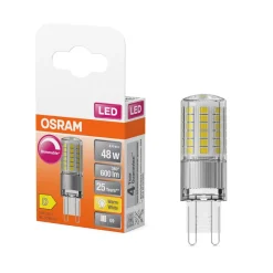 OSRAM Led Pærer > LED-stiftsokkelpære G9 4,4W 2.700K 320° dæmpbar