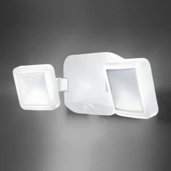 OSRAM Væglampe Med Sensor|Udendørs Spot > LED-udendørs vægspot DOUBLE, 2 lyskilder, hvid, batteri