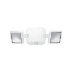 OSRAM Væglampe Med Sensor|Udendørs Spot > LED-udendørs vægspot DOUBLE, 2 lyskilder, hvid, batteri