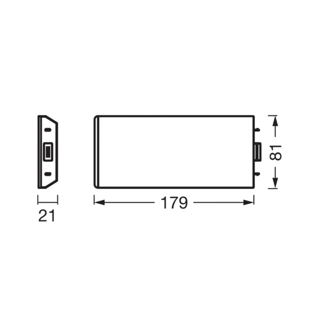 Underskabsbelysning ^ OSRAM LED-underskabsbelysning Socket sort udvidelse 3.000 K