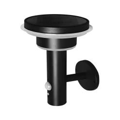 Solcelle Lampe Med Sensor|Solcellelamper ^ OSRAM LED-væglampe ENDURA STYLE SOLAR DOUBLE CIRCLE sort
