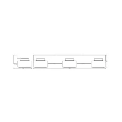 OSRAM Væglamper > LED-væglampe ORBIS FLAME, krom, 3 lyskilder, CCT, IP44