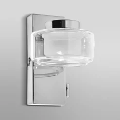 OSRAM Væg- Og Spejllamper|Væglamper > LED-væglampe ORBIS FLAME, krom, metal, IP44, CCT