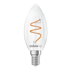 OSRAM Filament Pære > LED Vintage B28 E14 4,6W 927 Spiral Filament clear dæmpbar