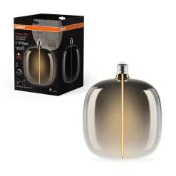 OSRAM Led Pærer > LED Vintage Big Oval E27 4,8W 818 Filament smoke dæmpbar