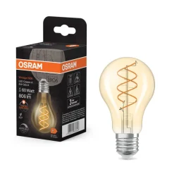 OSRAM Led Pærer > LED Vintage E27 8W 2.200K Spiral Filament guld dæmpbar
