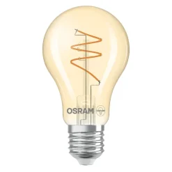 Led Pærer ^ OSRAM LED Vintage E27 4,9W 2.700K Spiral Filament gold dæmpbar