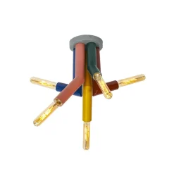 OSRAM Loftlamper > loftlampe Decor Straw, 5 lyskilder, stål, farvet, E27