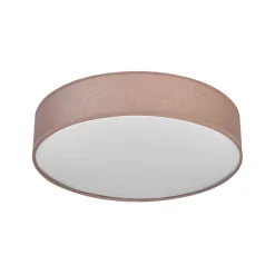 Loftlamper ^ OSRAM loftlampe ORBIS PARIS, brun, Ø 40 cm, tekstil, E27