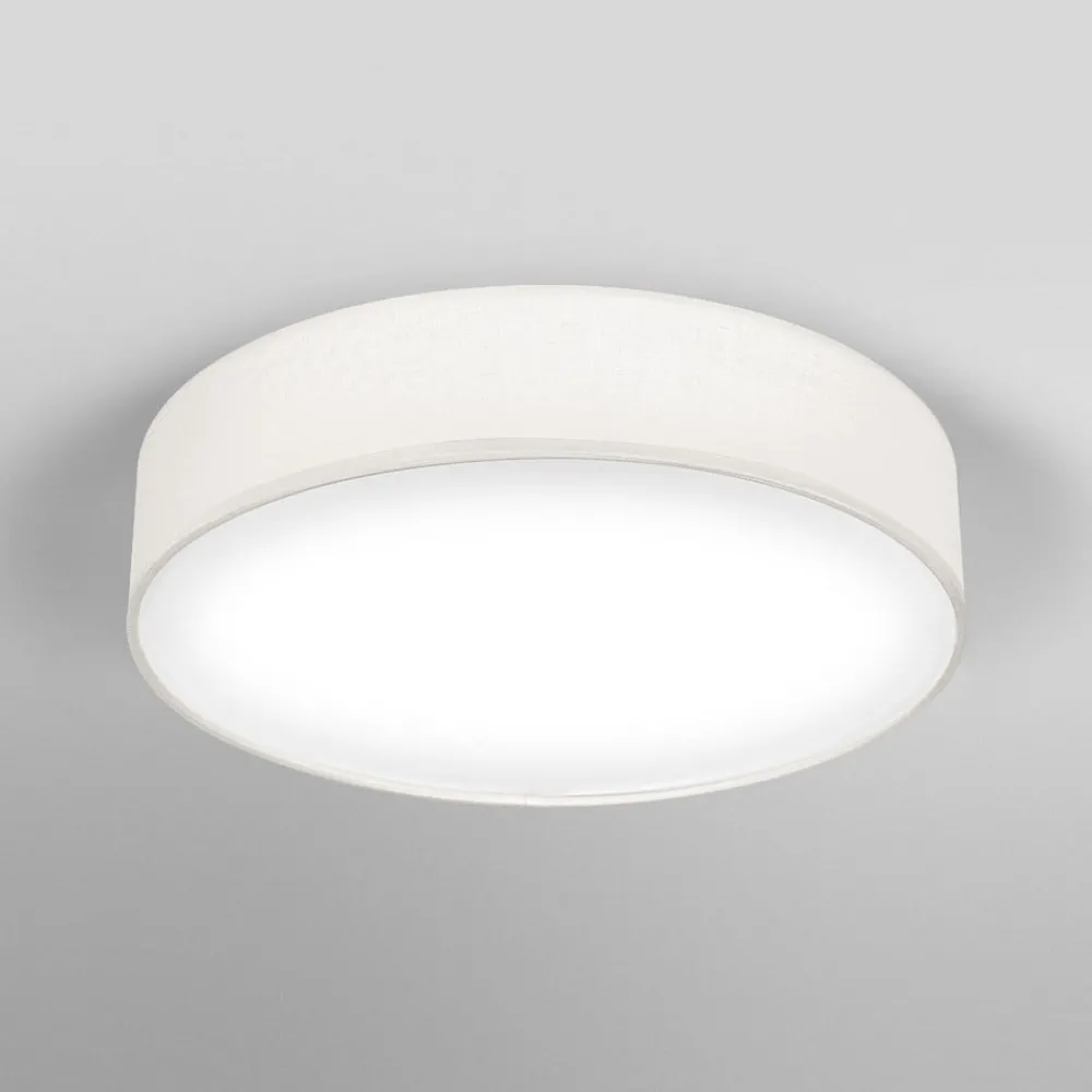 Loftlamper ^ OSRAM loftlampe ORBIS PARIS, beige, Ø 40 cm, tekstil, E27