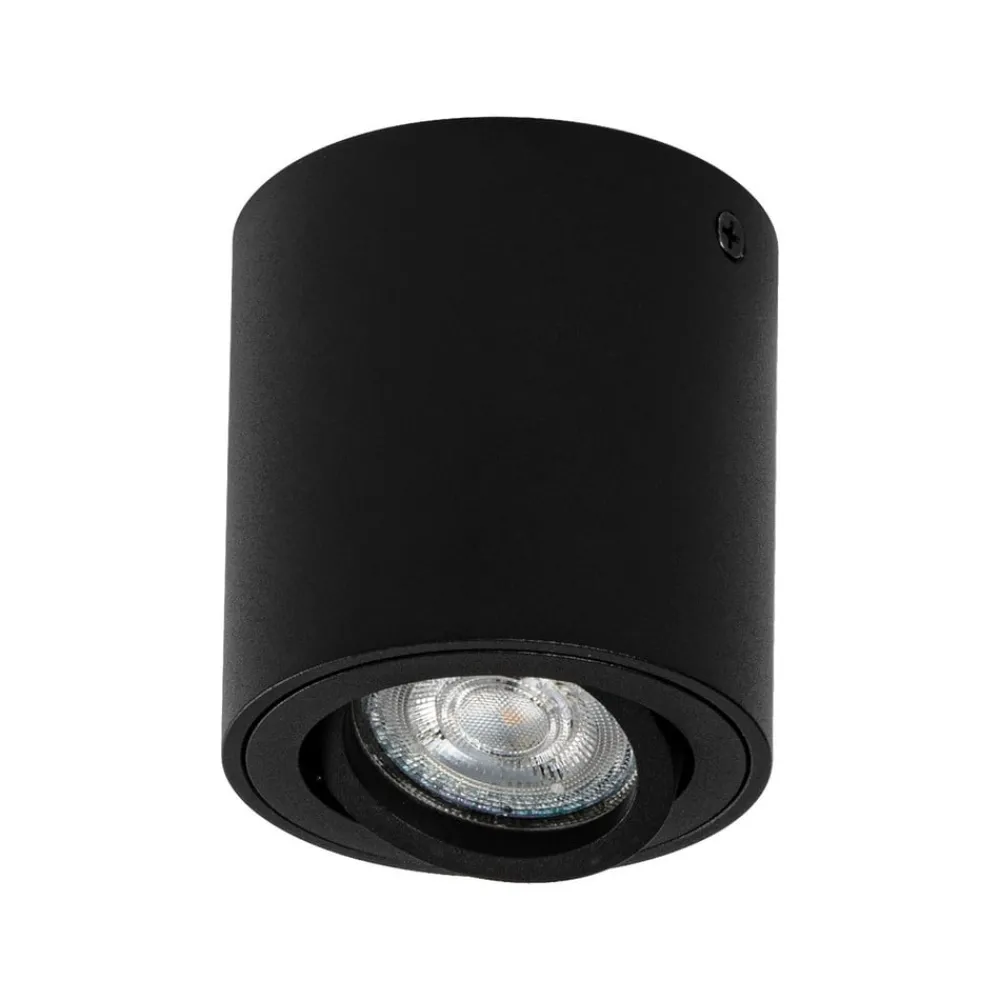 OSRAM Gang|Loftlamper > loftspot ROUND, sort, Ø 8 cm, metal, GU10