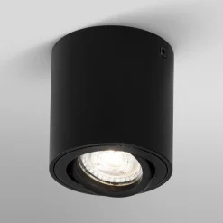 OSRAM Gang|Loftlamper > loftspot ROUND, sort, Ø 8 cm, metal, GU10