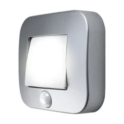 OSRAM Natlys > natlampe NIGHTLUX HALL, sølv Sensor, batteri IP54