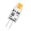 Led Pærer ^ OSRAM PIN Micro LED-stiftsokkelpære G4 1W 100lm 2.700K