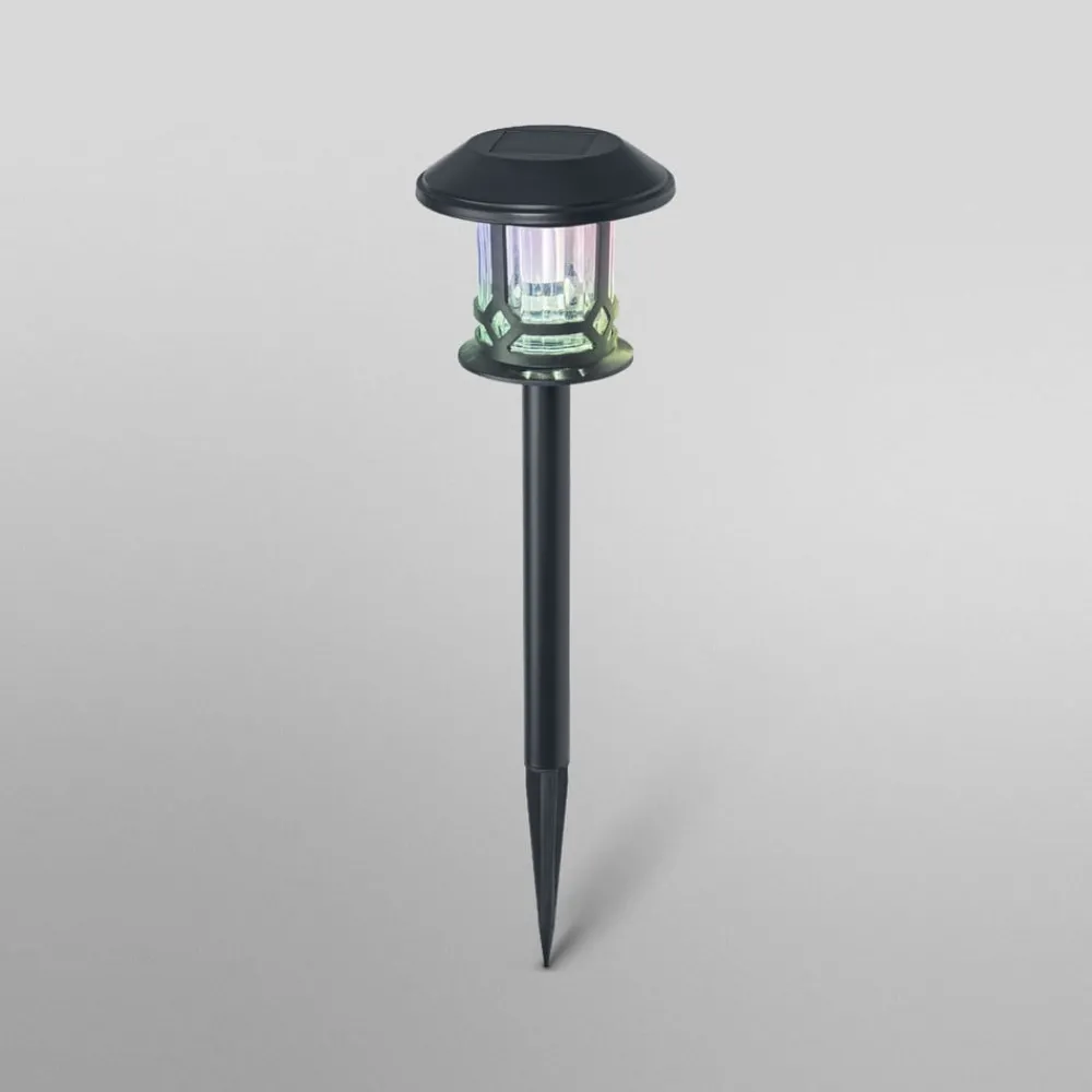 OSRAM SMART+ Solcellelamper > Solar-LED-lampe med jordspyd, sort RGB CCT IP44