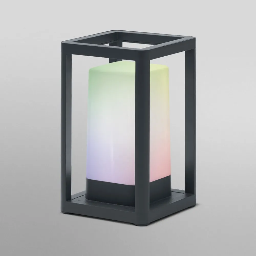 OSRAM SMART+ Dekorationsbelysning > WiFi LED-batteridrevet bordlampe FRAME, mørkegrå IP44