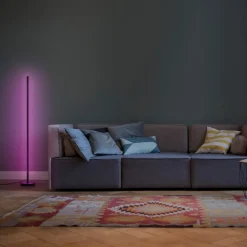 OSRAM SMART+ Gulvlamper > WiFi LED-gulvlampe ROUND sort 140 cm RGB CCT